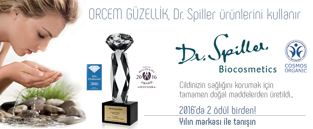 ORCEM GÜZELLİK, Dr. Spiller ürünleri kullanır.